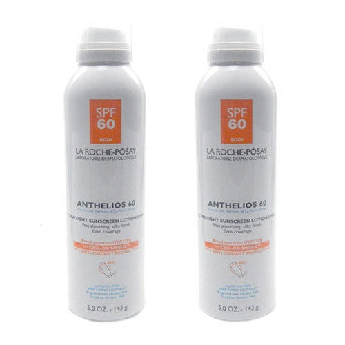 af hundrede har La Roche-Posay Anthelios 60 Ultra Light Sunscreen Lotion Spray 5 oz (2 |  Pretty Skin 4 Less